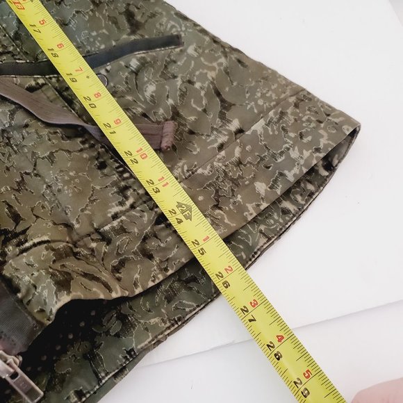 ANTHRO HEI HEI Army Green Floral Cotton Fall Boho Jacket - Picture 9 of 10